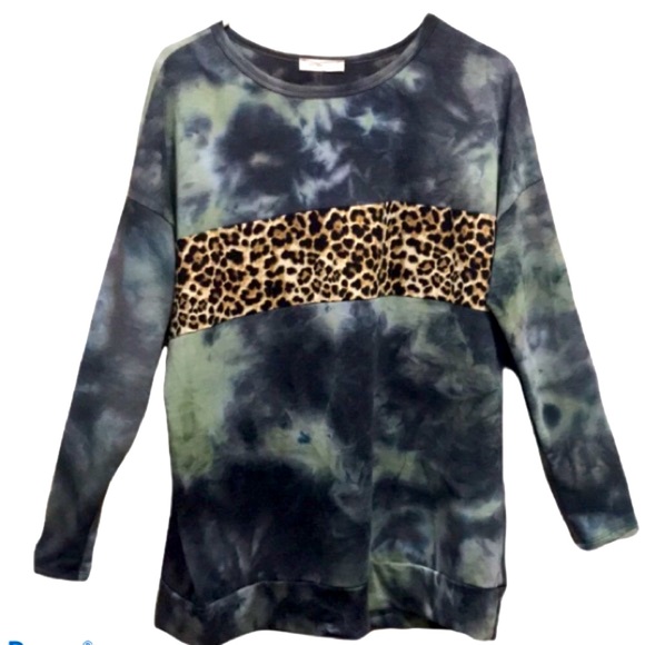 Sold❤️❤️Tie-dye top plus sizes long sleeved shirt 2x - Picture 7 of 15